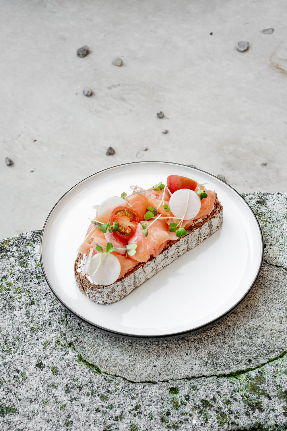 Cosy & Trendy Frühstücksteller / Dessertteller Ciel Weiß ø 22 cm - 4 Stück