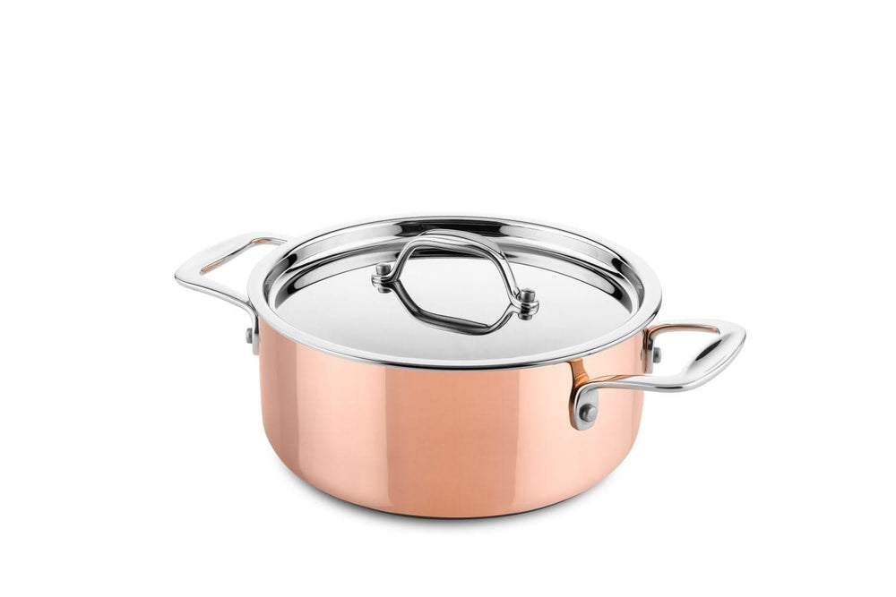 Ducq Topfset 3-Ply Copper - Kupfer 6-tlg Ø20/20/24/16/28/26 cm - Induktion