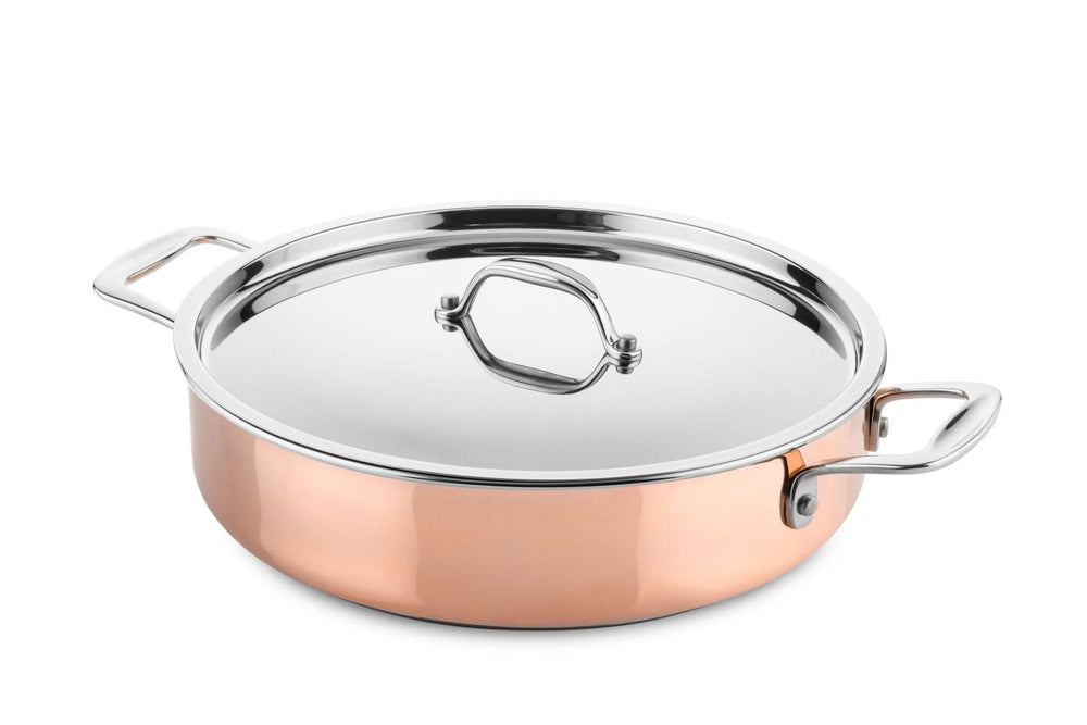 Ducq Topfset 3-Ply Copper - Kupfer 6-tlg Ø20/20/24/16/28/26 cm - Induktion