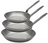 De Buyer Bratpfannenset Lyonnaise Carbone Plus 3-teilig - Stahlblech - ø 20, 24 & 28 cm - ohne Antihaftbeschichtung