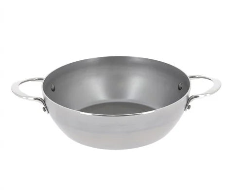 De Buyer Bratpfanne - mit 2 Griffen - Mineral B - ø 28 cm / 4 Liter - ohne Antihaftbeschichtung
