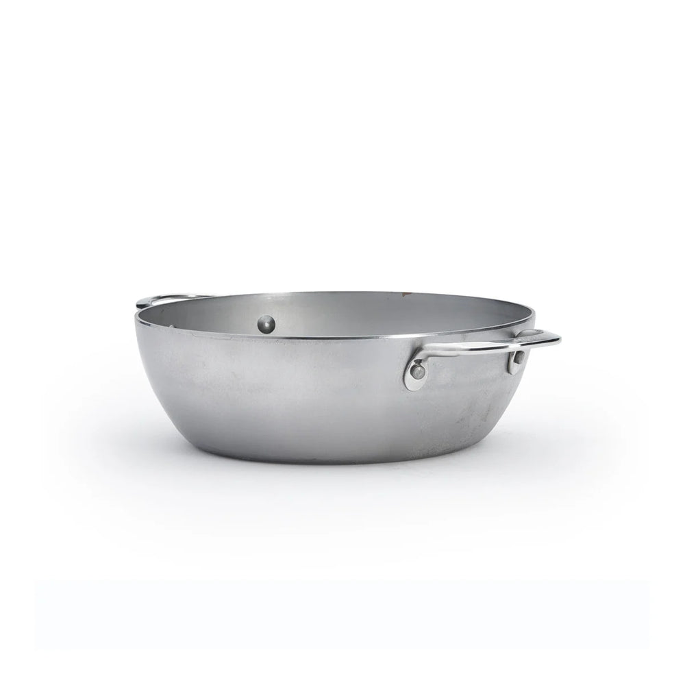 De Buyer Bratpfanne - mit 2 Griffen - Mineral B - ø 28 cm / 4 Liter - ohne Antihaftbeschichtung