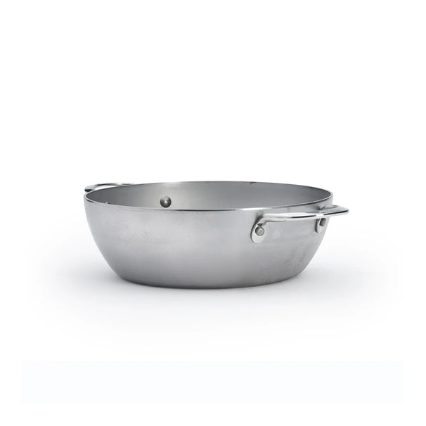 De Buyer Bratpfanne - mit 2 Griffen - Mineral B - ø 28 cm / 4 Liter - ohne Antihaftbeschichtung