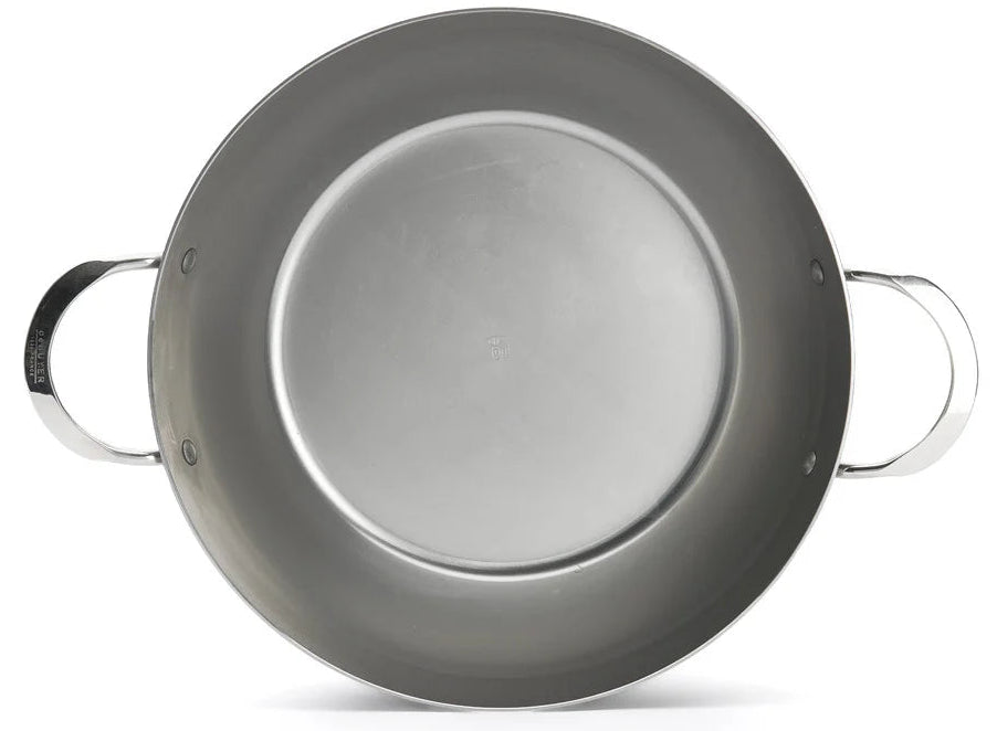 De Buyer Bratpfanne - mit 2 Griffen - Mineral B - ø 32 cm / 5.5 Liter - ohne Antihaftbeschichtung
