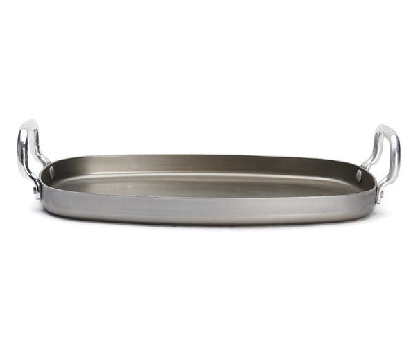 De Buyer Grillplatte Mineral B Stahl Grau 38 X 26 cm
