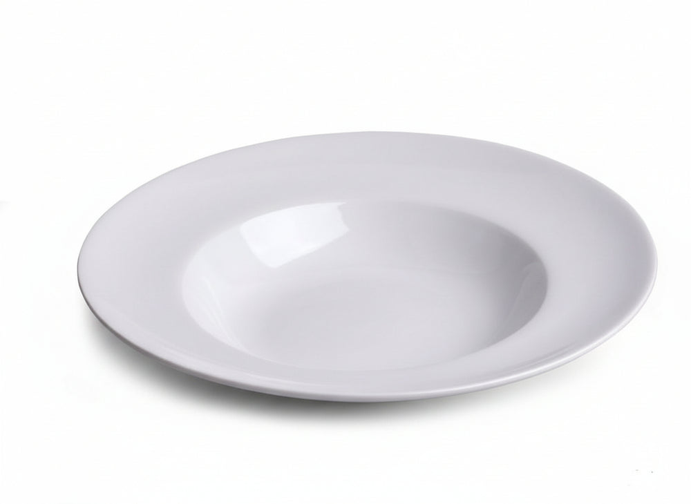 Cookinglife Tiefe Teller / Pastateller – Porzellan – Weiß – Ø 27 cm – 6er-Set