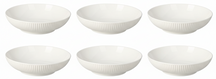 Cookinglife Tiefe Teller Porzellan New Bone 20 cm Weiß - 6er-Set - Pastateller