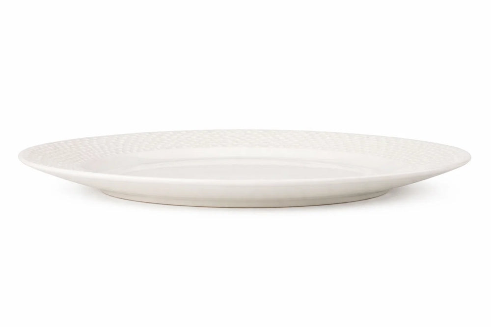 Cookinglife CampVibe Speiseteller – Outdoor – Kunststoff – Unzerbrechlich – Weiß, Ø 28 cm – 4er-Set