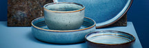 ONA Frühstücksteller / Dessertteller Duna Blue ø 21 cm - 4 Stück