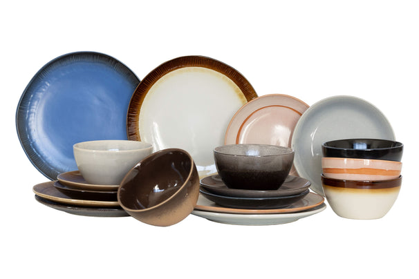 Studio Tavola Geschirrset Earth - 18-teilig / 6 Personen - Steingut