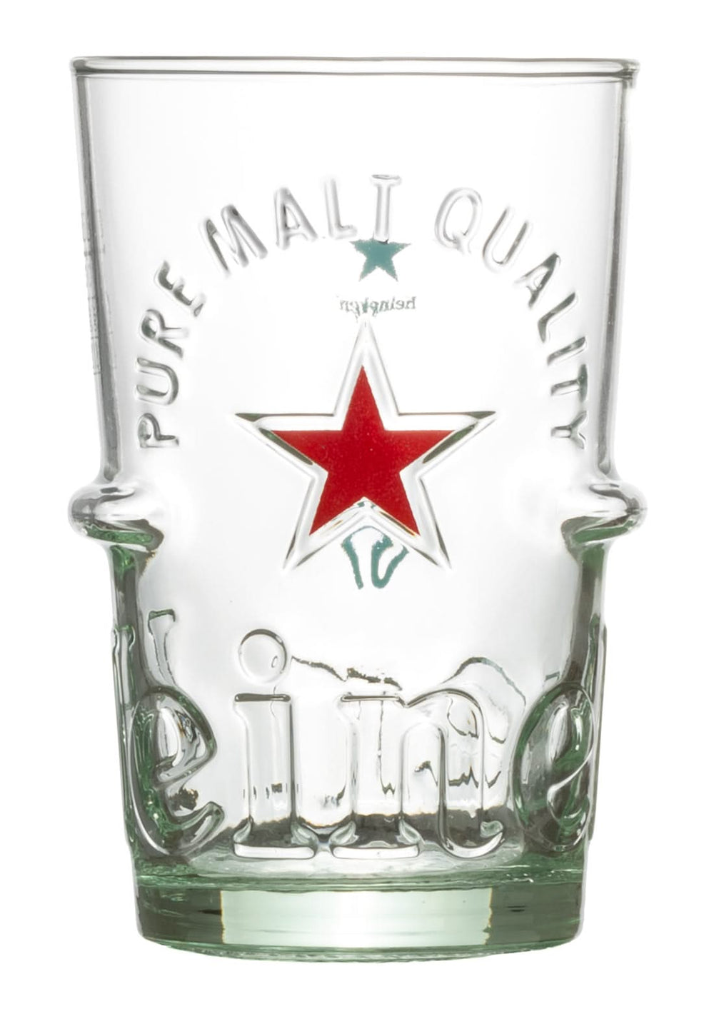 Heineken Biergläser Glas 250 ml Transparent - 6er Set - spülmaschinenfest