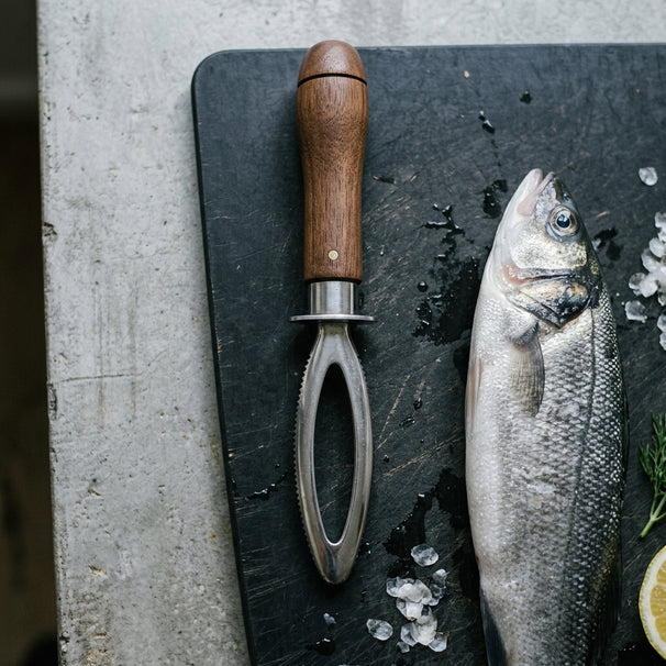 Crafts La Marée Fischschupper Walnuss - 21,4 cm
