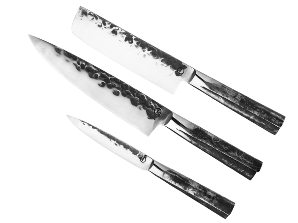 Forged Messerset Intense - 3-teilig - Kochmesser, Hackmesser und Universalmesser
