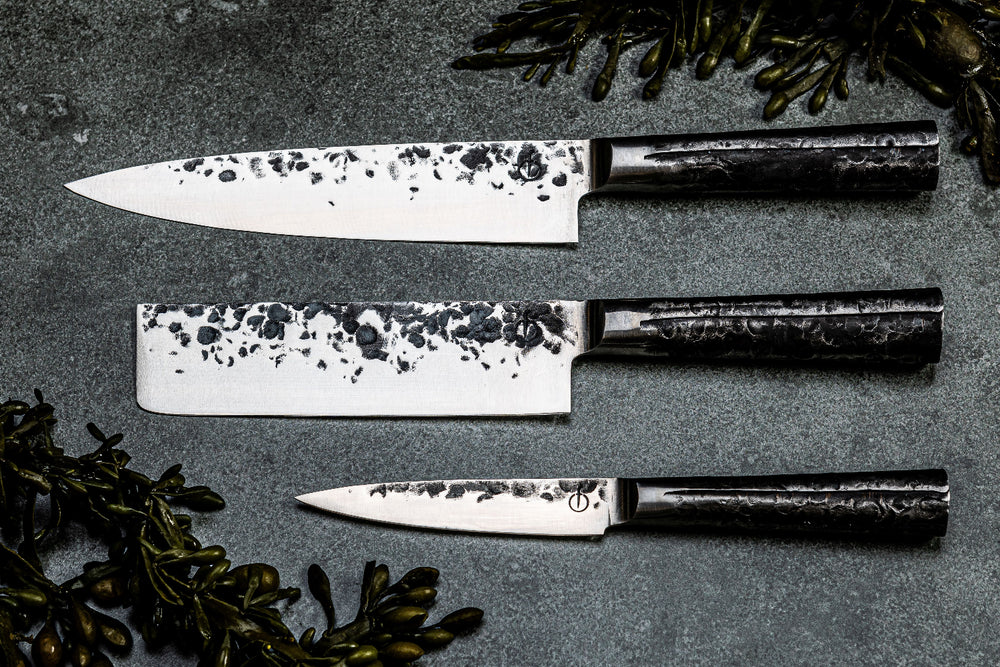 Forged Messerset Intense - 3-teilig - Kochmesser, Hackmesser und Universalmesser