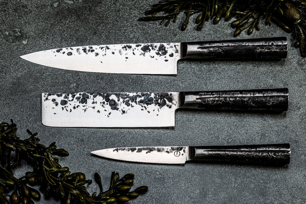 Forged Messerset Intense - 3-teilig - Kochmesser, Hackmesser und Universalmesser