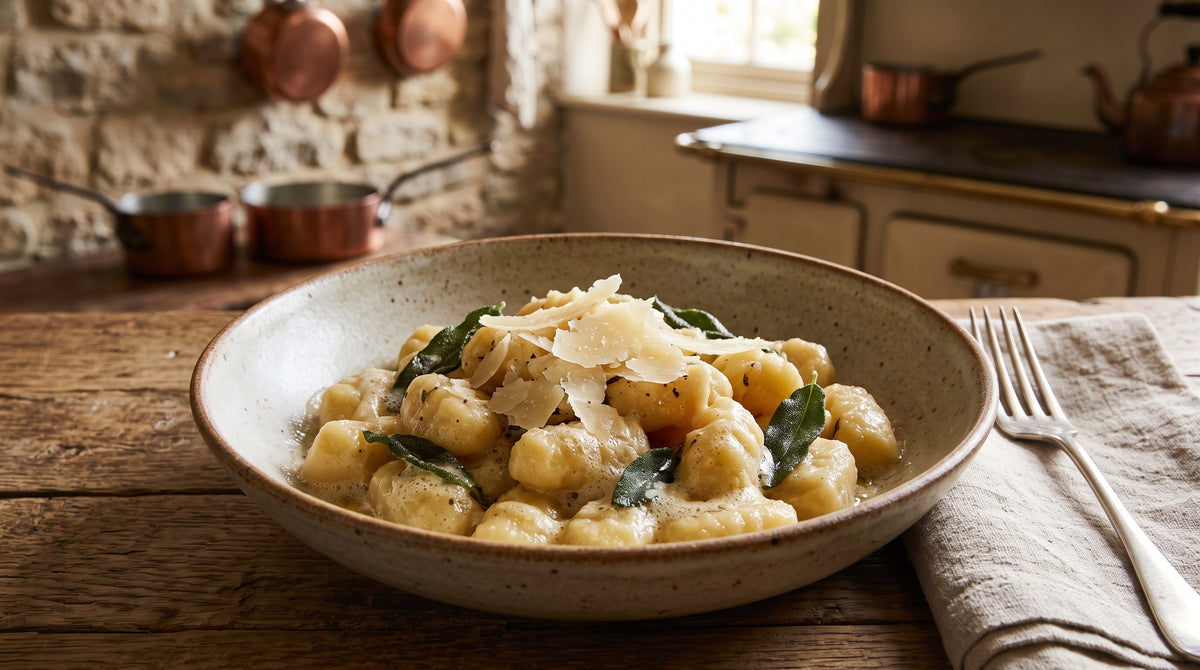 Zart, cremig und von Natur aus glutenfrei: Gnocchi, die du selbst machst.