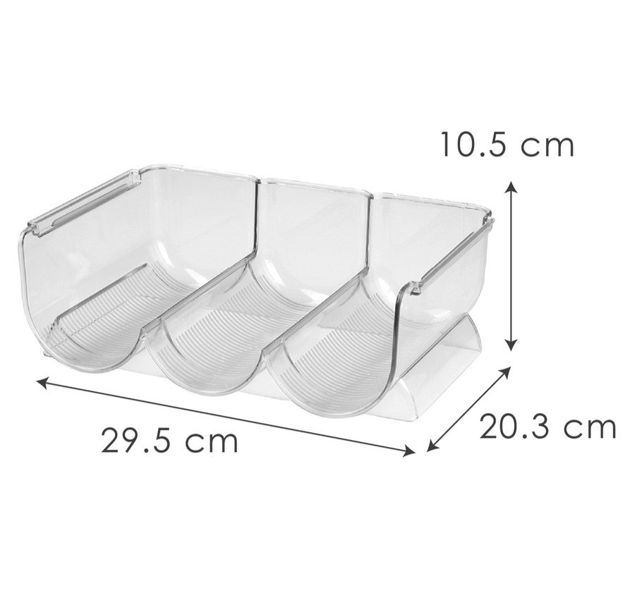 Ghidini Weinregal - Modern Design Kunststoff - Stapelbar und Platzsparend - Ideal zur Aufbewahrung von Weinflaschen
