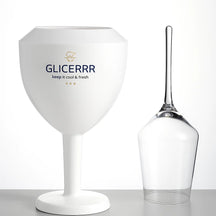 GLICERRR Weinglaskühler- und Halterset + Glas - 2-teilig