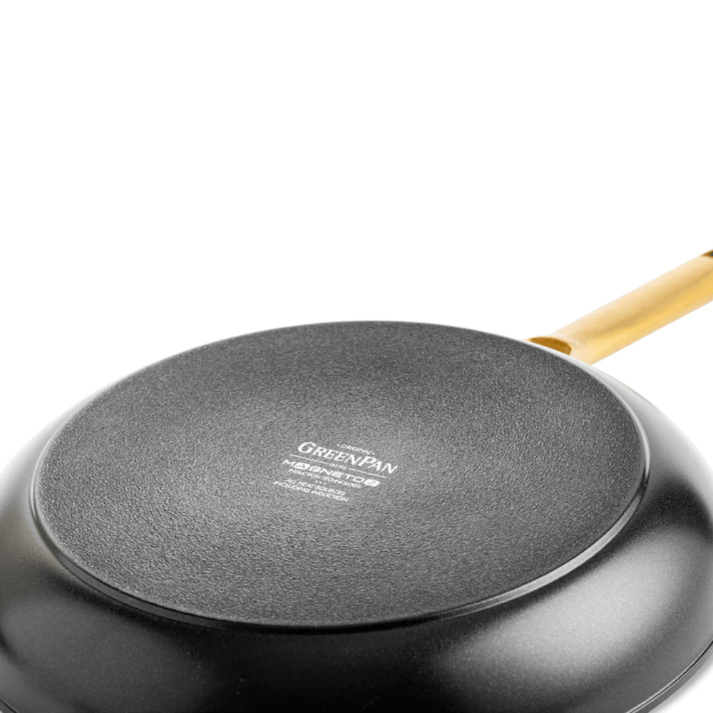 GreenPan Topfset Padova Reserve Schwarz 6-teiliges – Keramik-Antihaftbeschichtung – Kochtopf ø 24 cm, Stielkasserolle ø 18, 20 cm, Bratpfanne ø 20, 28 cm und Sauteuse ø 24 cm