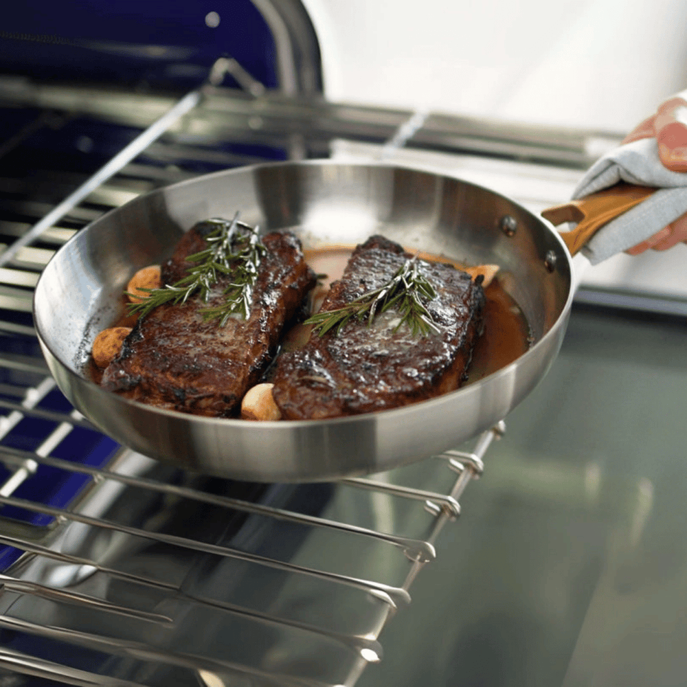 GreenPan Bratpfannenset Padova Reserve 2-teilig Triply Edelstahl - Bratpfanne ø 20 & 28 cm