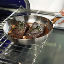 GreenPan Bratpfannenset Padova Reserve 2-teilig Triply Edelstahl - Bratpfanne ø 20 & 28 cm