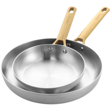 GreenPan Bratpfannenset Padova Reserve 2-teilig Triply Edelstahl - Bratpfanne ø 20 & 28 cm