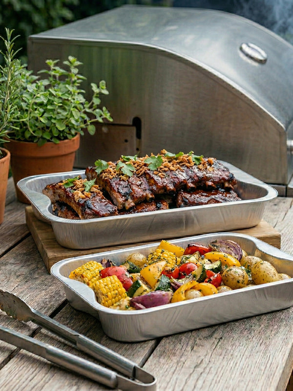 Grill-Aluminiumschalen