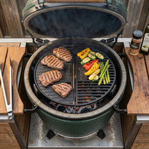 Cookinglife Halbmond-Grillrost aus Gusseisen - Geeignet für 46 cm Kamados