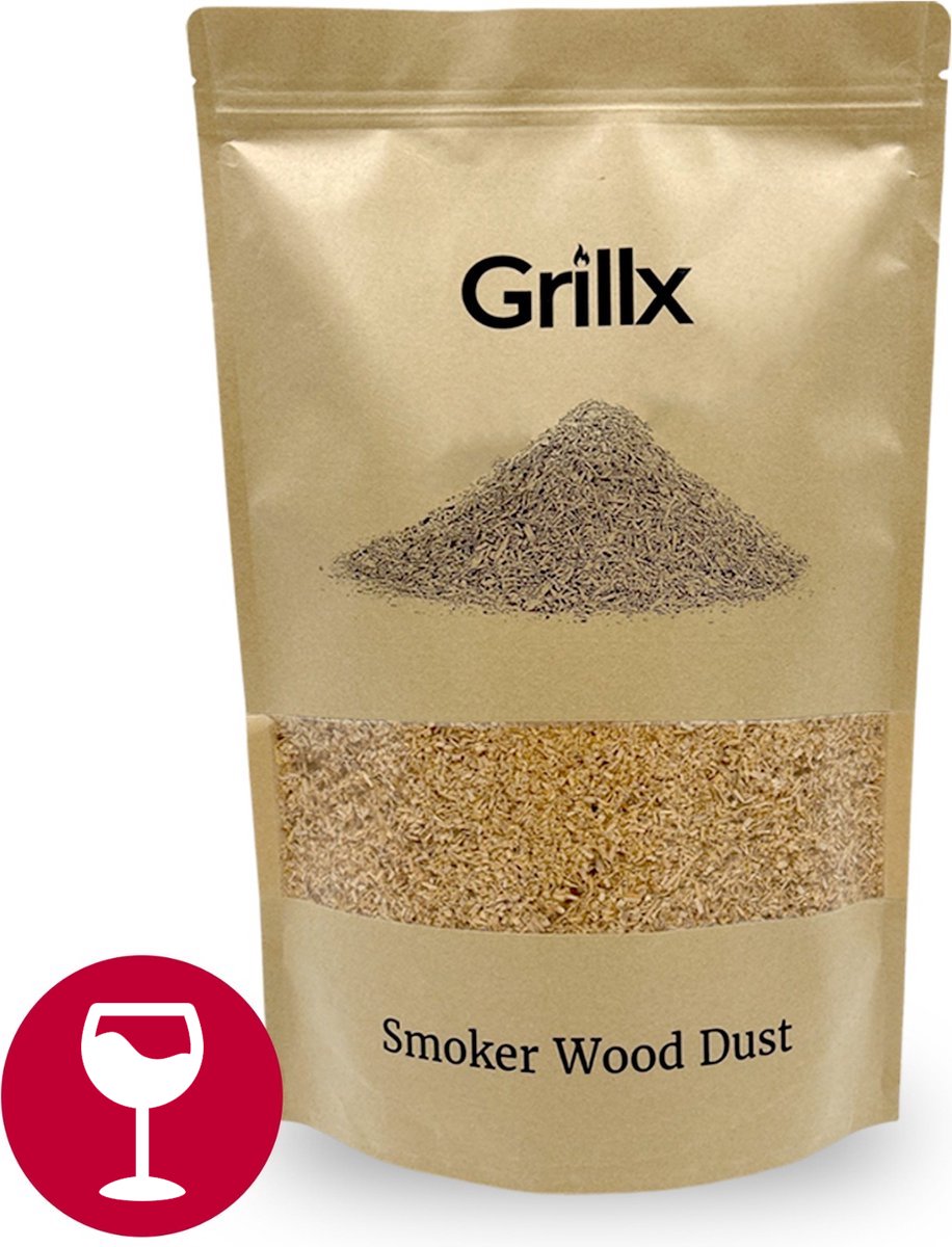 Grillx Räuchmotte Rotwein - Für Kalträuchern - 3000 ml
