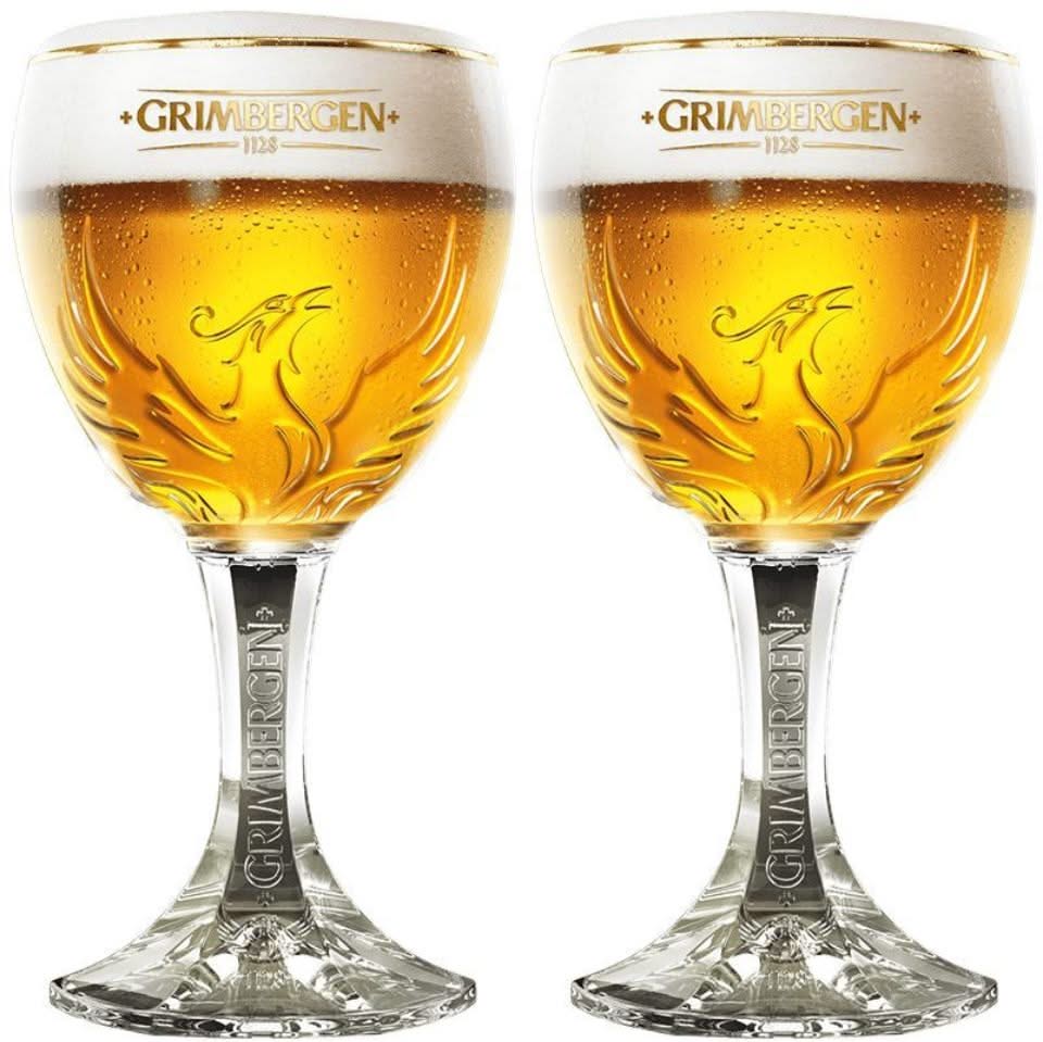 Grimbergen Biergläser auf Fuß 250 ml - 2 Stück