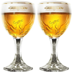 Grimbergen Biergläser auf Fuß 250 ml - 2 Stück