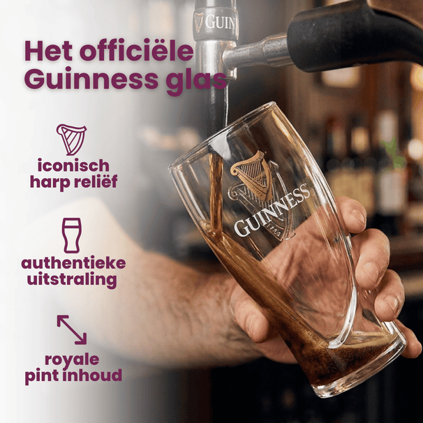 Guinness Biergläser Pint 500 ml - 2 Stück