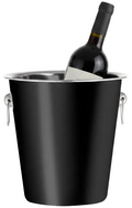 Cookinglife Weinkühler Schwarz - ø 22 cm