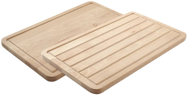 Hendi Holz Schneidebrett / Brotschneidebrett - Buchenholz - 53 x 32,5 cm
