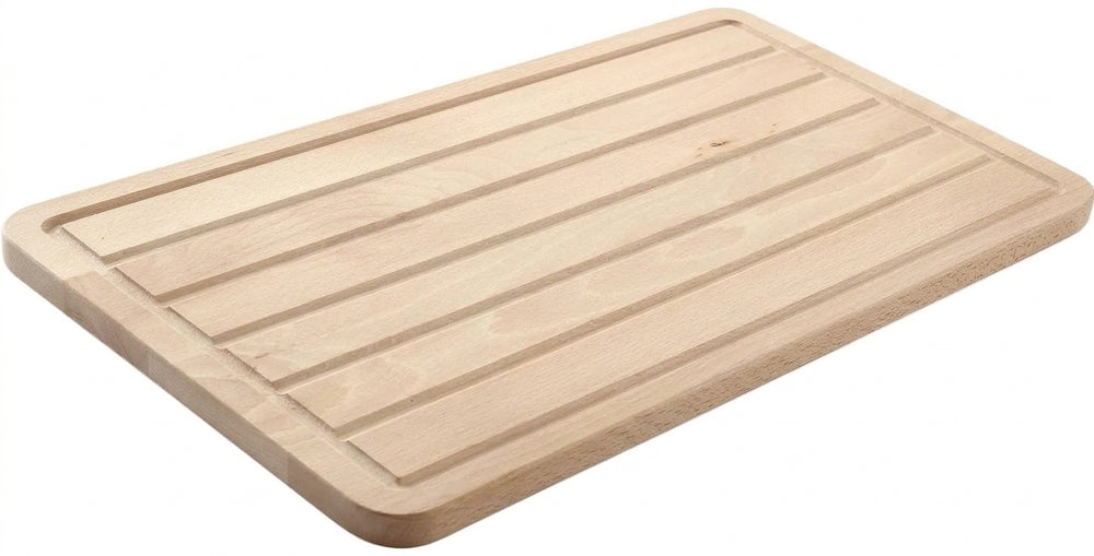 Hendi Holz Schneidebrett / Brotschneidebrett - Buchenholz - 53 x 32,5 cm