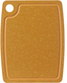 Hendi Schneidebrett rutschfest - Spülmaschinenfest - Braune Holzfaser - 30 x 23,5 cm