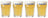 Hoegaarden Biergläser Weißbier 330 ml - 4 Stück