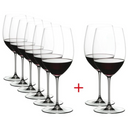 Riedel Rotweingläser Veritas - Cabernet / Merlot - 625 ml - Zahle 6, bekomme 8