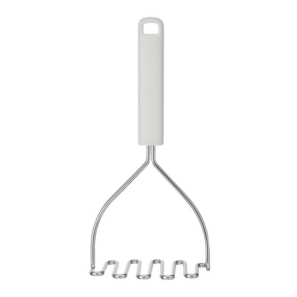 KitchenAid Kartoffelstampfer Classic Porzellanweiß Edelstahl 25,5cm - Püree