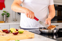 KitchenAid Pfannenwender Classic Kaiserrot Edelstahl 31,5 cm -Spülmaschinenfest