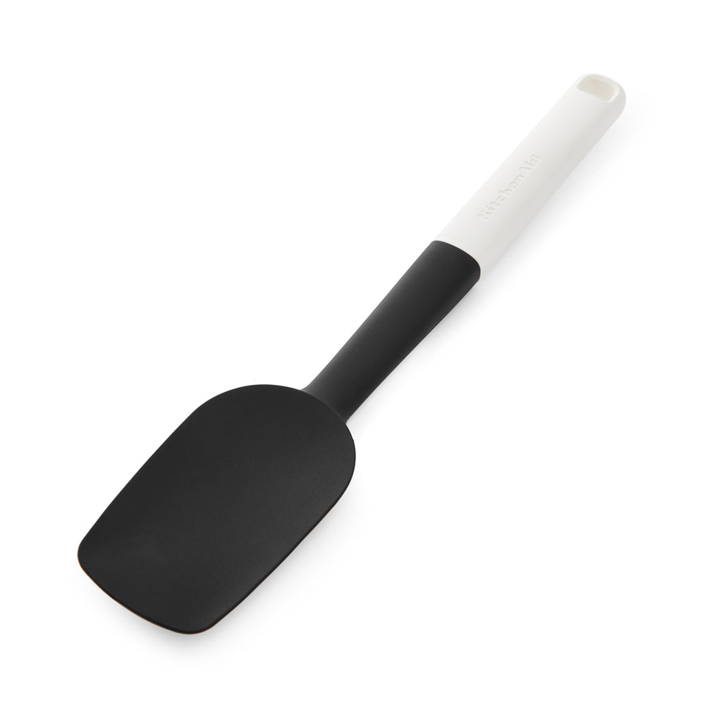 KitchenAid Rührlöffel Classic Porzellanweiß Kunststoff Silikon 30 cm-Rührlöffel