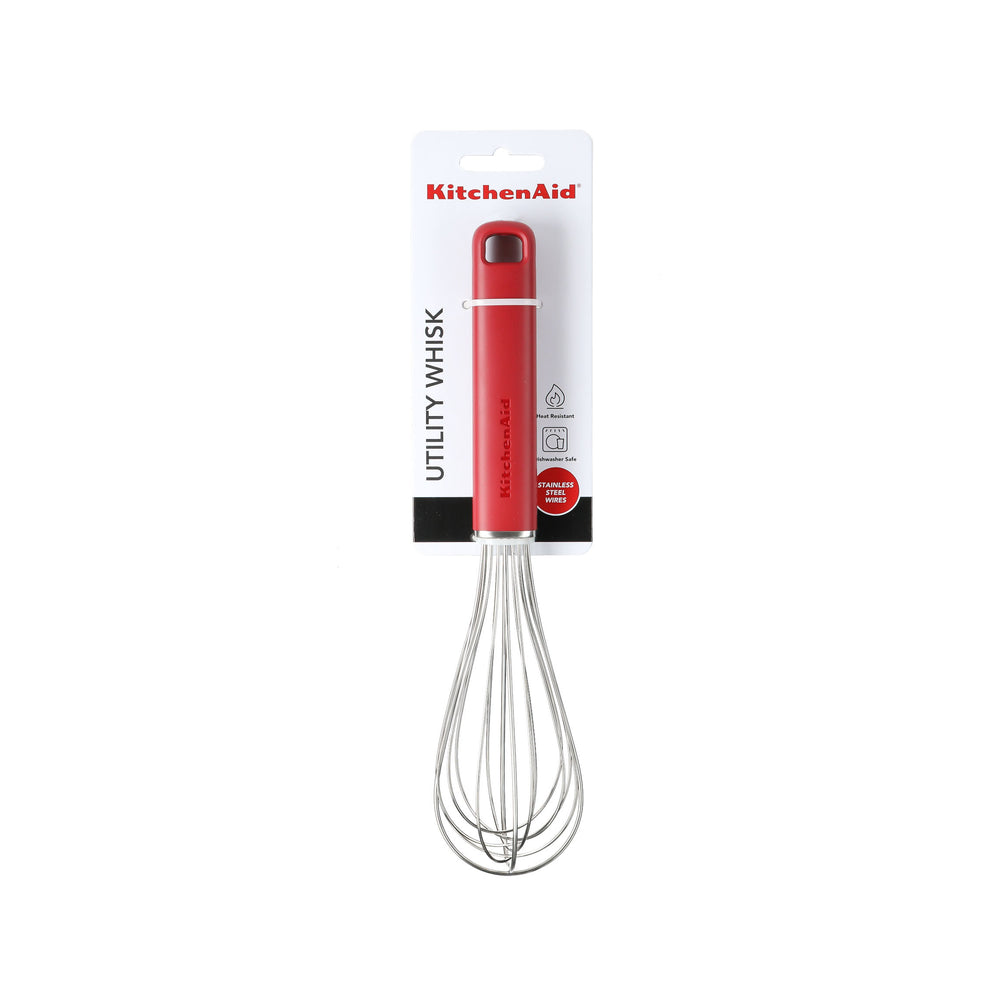 KitchenAid Schneebesen Classic Kaiserrot Kunststoff/Edelstahl 27 cm