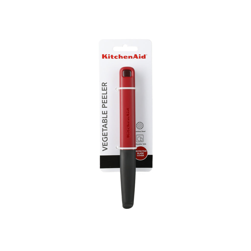 KitchenAid Sparschäler Classic Kaiserrot Edelstahl 20 cm - Schäler