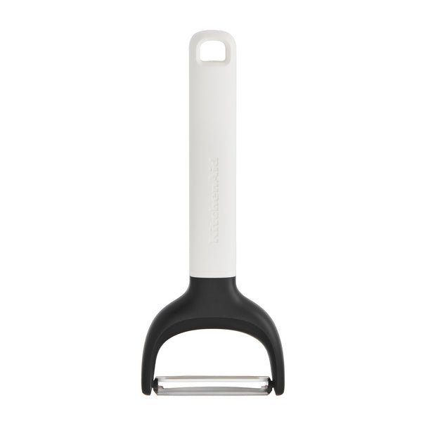 KitchenAid Sparschäler Classic Porzellanweiß Edelstahl 17,5cm - Y-Modell Schäler