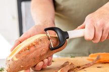KitchenAid Sparschäler Classic Porzellanweiß Edelstahl 17,5cm - Y-Modell Schäler