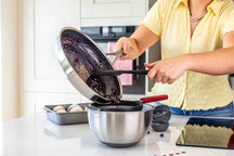 KitchenAid Sieb Classic Kaiserrot Kunststoff Edelstahl ø17cm - Mehlsieb