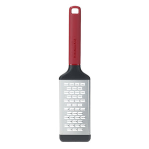 KitchenAid Reibe Classic Kaiserrot Kunststoff + Edelstahl 30cm - Käsereibe