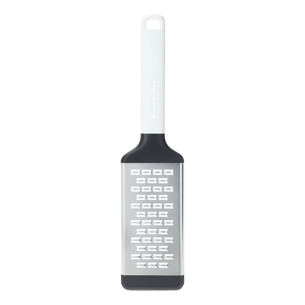 KitchenAid Reibe Classic Porzellanweiß Kunststoff/Edelstahl 30cm - Käsereibe