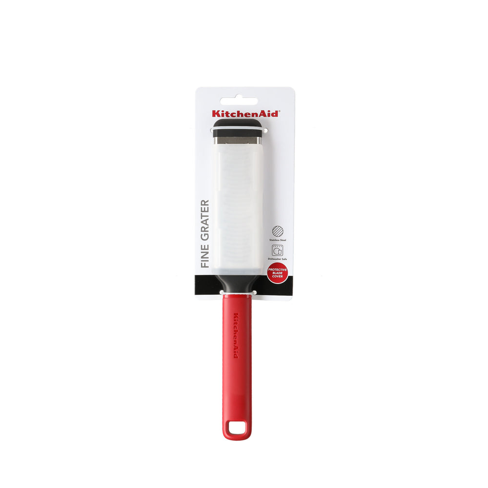 KitchenAid Reibe Classic Kaiserrot Edelstahl/Kunststoff 29cm Fein - Raspel