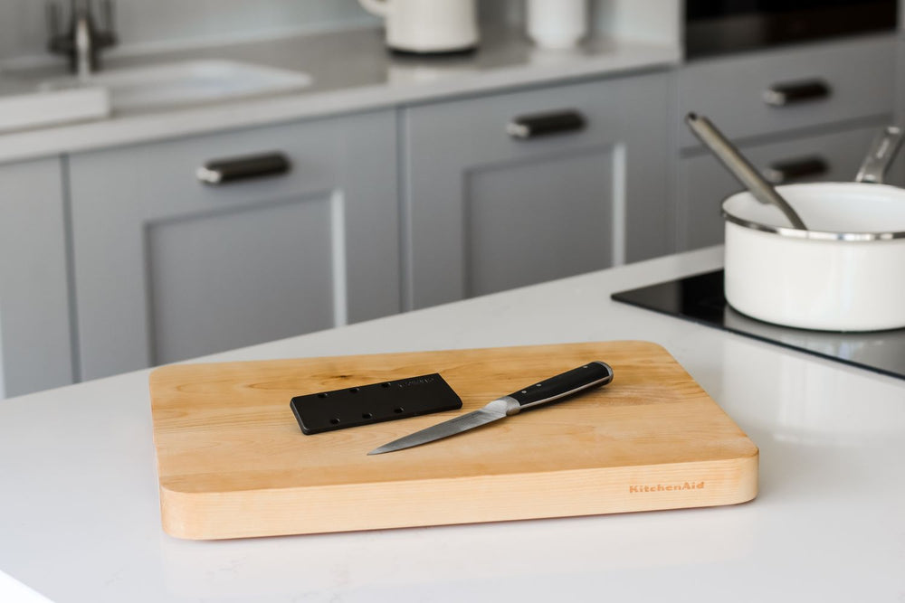 KitchenAid Officemesser Gourmet Edelstahl 9 cm Schwarz/Silber - Schälmesser